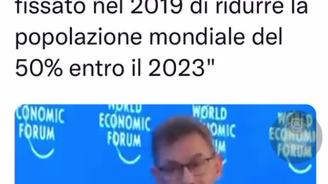 👿#ALBERT BOURLA: “SIAMO VICINI ALL’OBIETTIVO DI RIDURRE, ENTRO IL 2023, LA POPOLAZIONE MONDIALE DEL 50%!!”👿👿👿