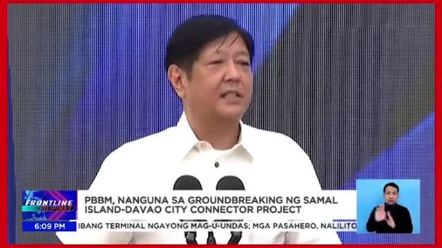 PBBM, kinilala ang ambag ng NTF-ELCAC sa pagkamit ng kapayapaansa Davao Region