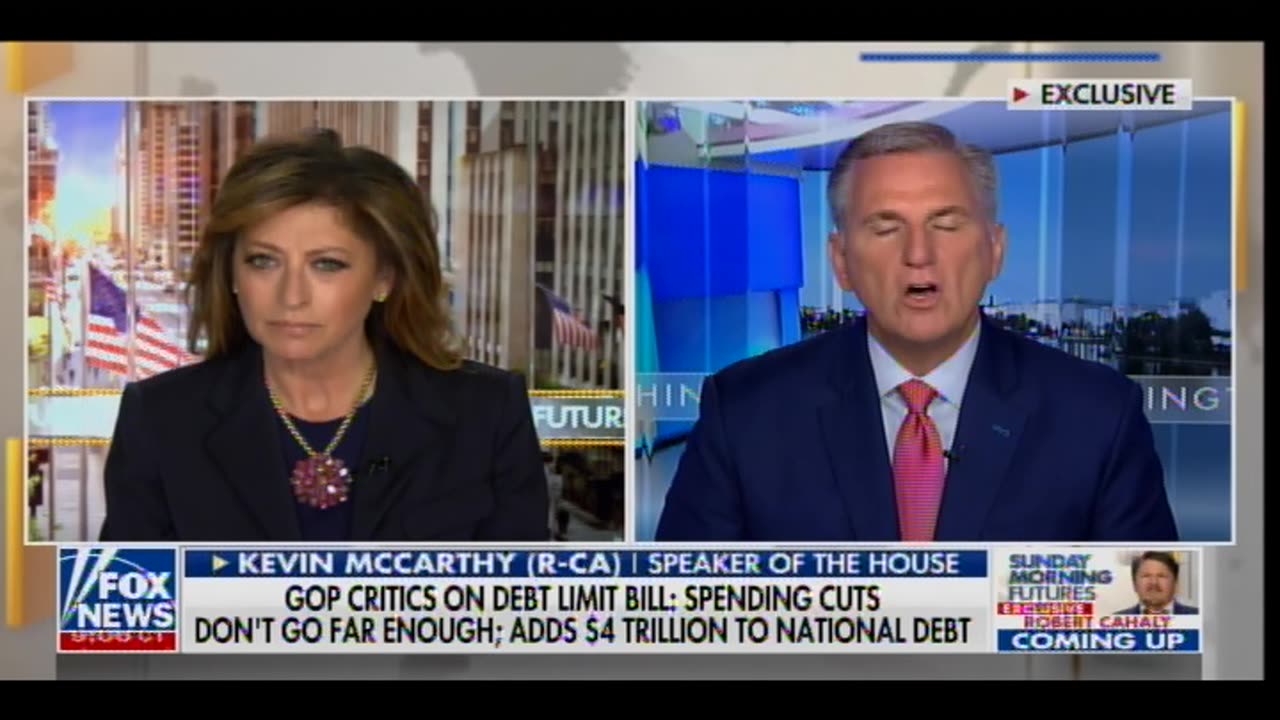 Maria Bartiromo GOES AFTER Kevin McCarthy After McCarthy-Biden Spending Bill is Signed into Law