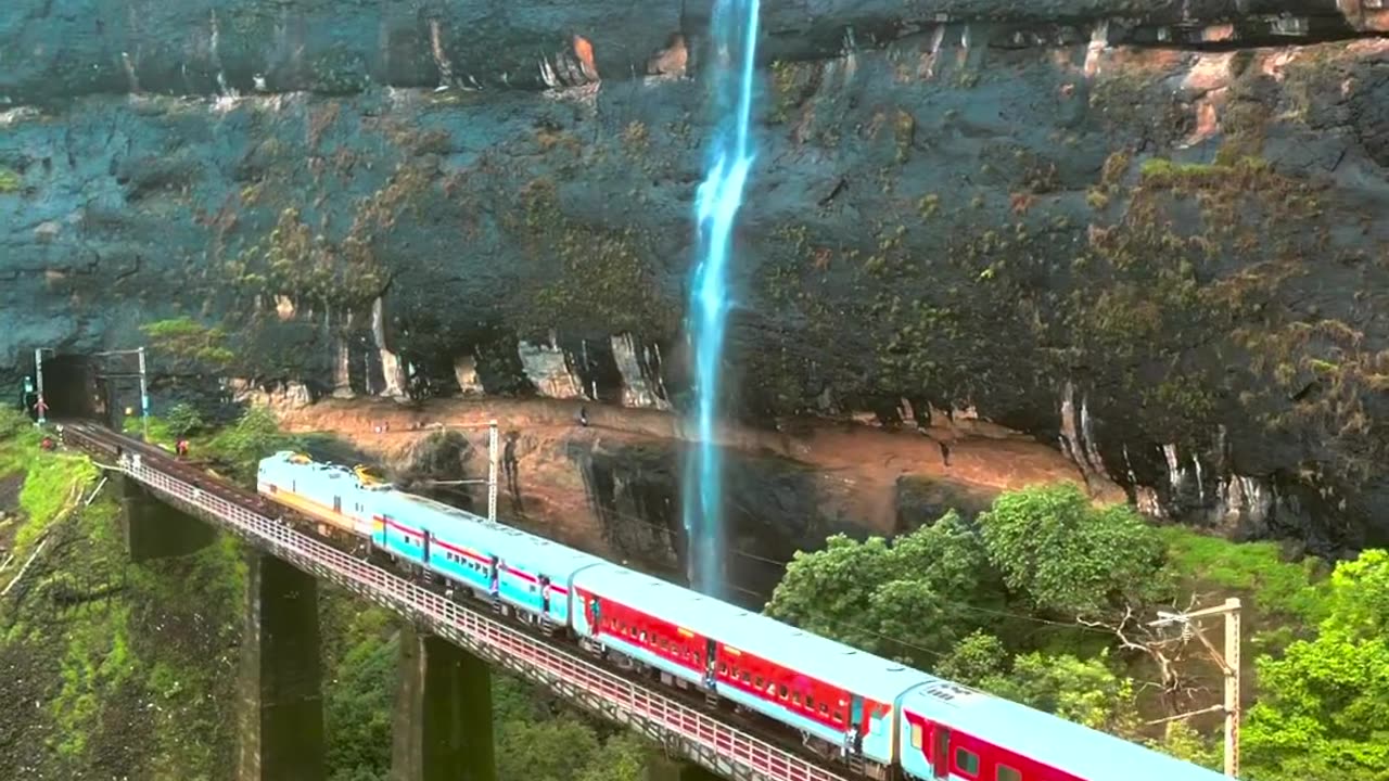 Panoramic railway in the Ahmednagar district of the Indian state of Maharashtra.