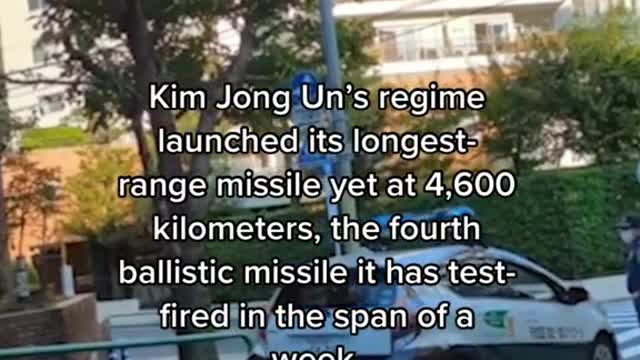 Sirens Go Off in Japan asNorth Korea Fires ItsLongest-Range MissileYet