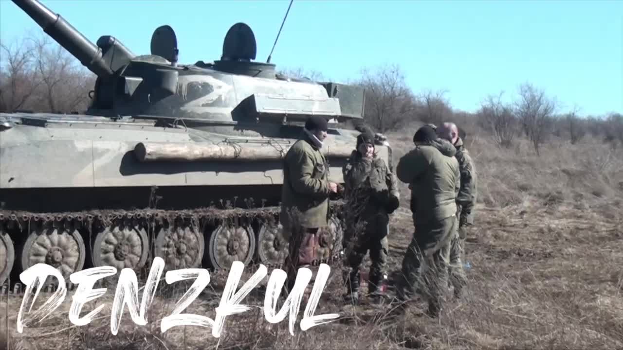 The artillery of the LPR army is hitting the enemy in the Popasyan direction