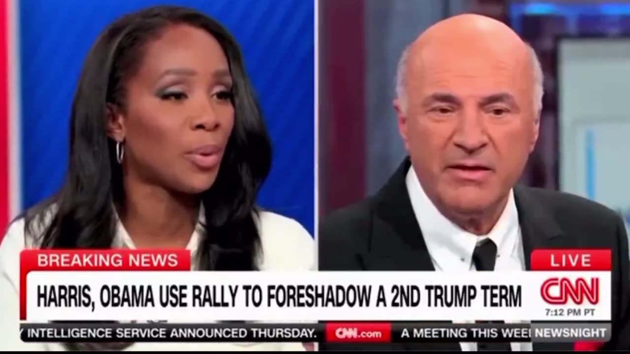 Kevin O’Leary Points Out Kamala Harris Wasn’t Democratically Nominated, CNN Melts Down