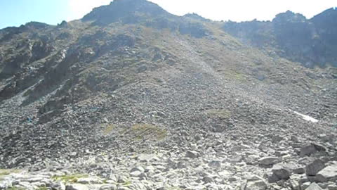 Shortly before Mount Musala in Bulgaria