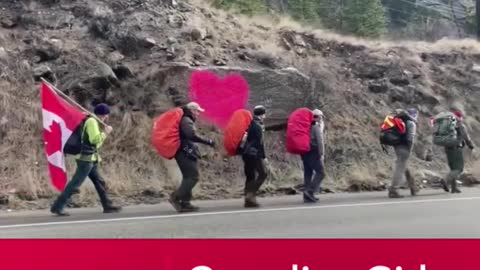 veteran walk accross canada to protest nazi mandates