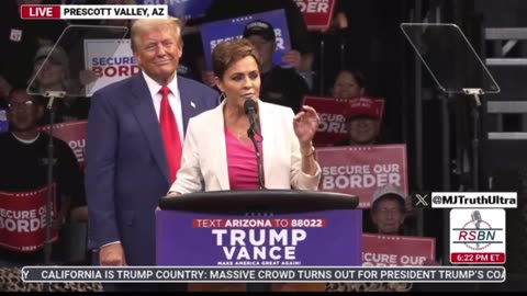 Kari Lake At Arizona Trump Rally