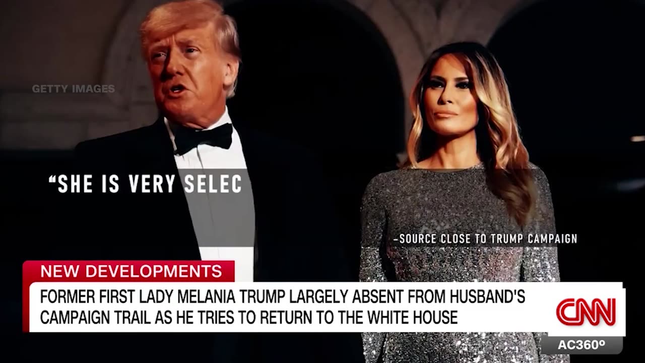 CNN Hits Melania Trump For Not Campaigning With Donald Trump