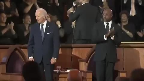 Biden's Trip To A Black Church Is Unbelievably Awkward