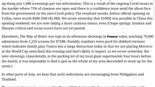 Avatar 2 will not make 3 billion