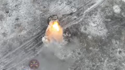 Perfect Drop into the Hatch of a Russian Tank