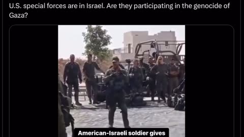 US SOF in Gaza?