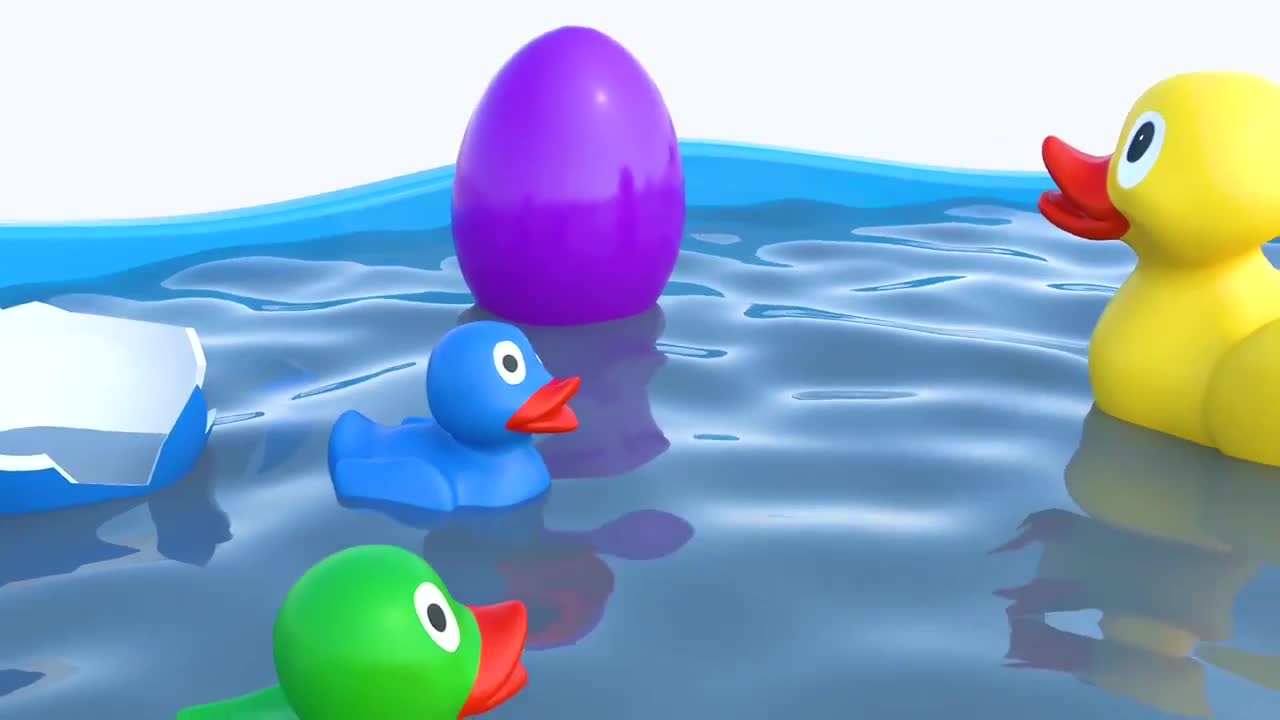 Rubber Ducks at the Swimming Pool - Nursery Cartoon Animation Video4