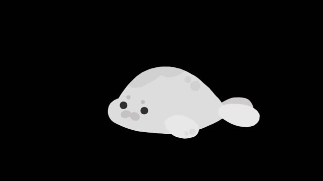 simple flat style animal fluffy mg animation