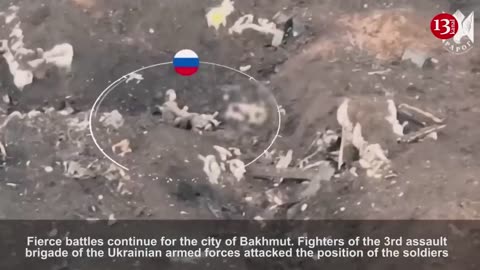 Ukrainian fighters enter Russians’ trench with small arms around Bakhmut