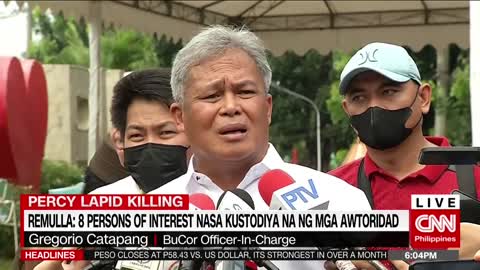 Remulla: 8 persons of interest nasa kustodiya na ng mga awtoridad