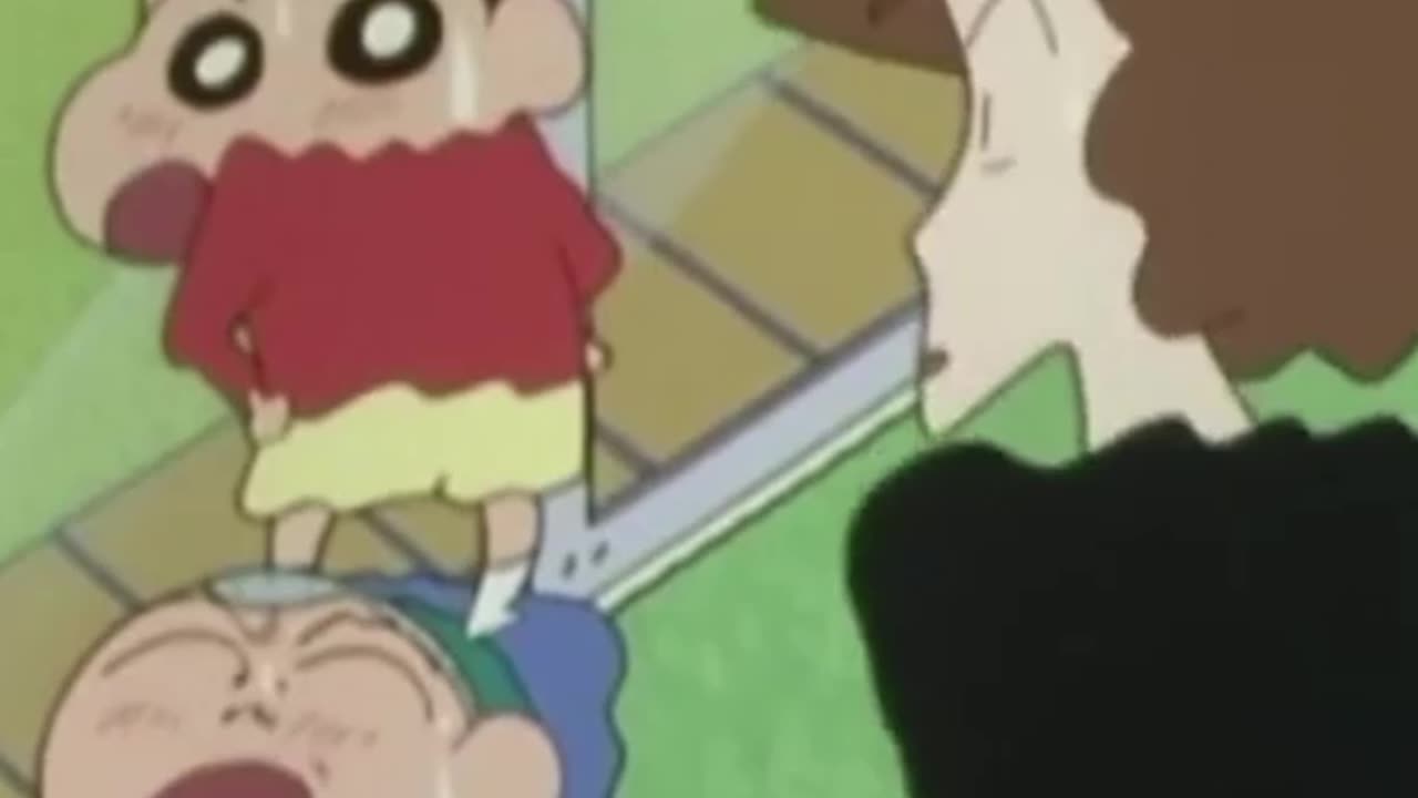 Shinchan Window Glass Broke Scene (Hindi)