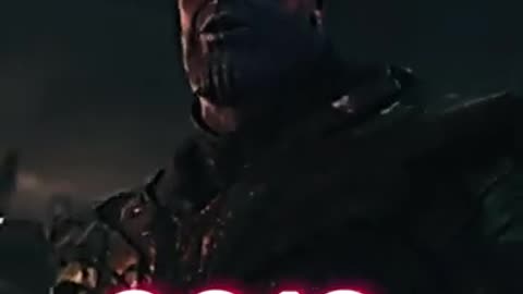 Evolution of Thanos in Movies 2012 to 2019