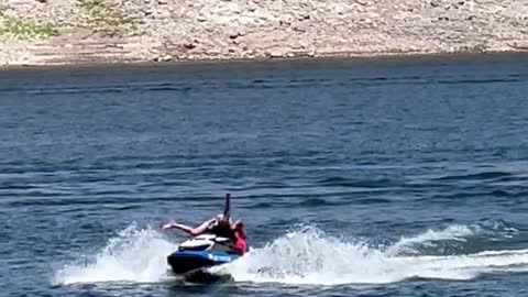 Relaxing Day on the Lake Turns to Stunts