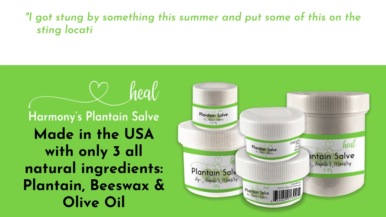 Harmony's Plantain Salve