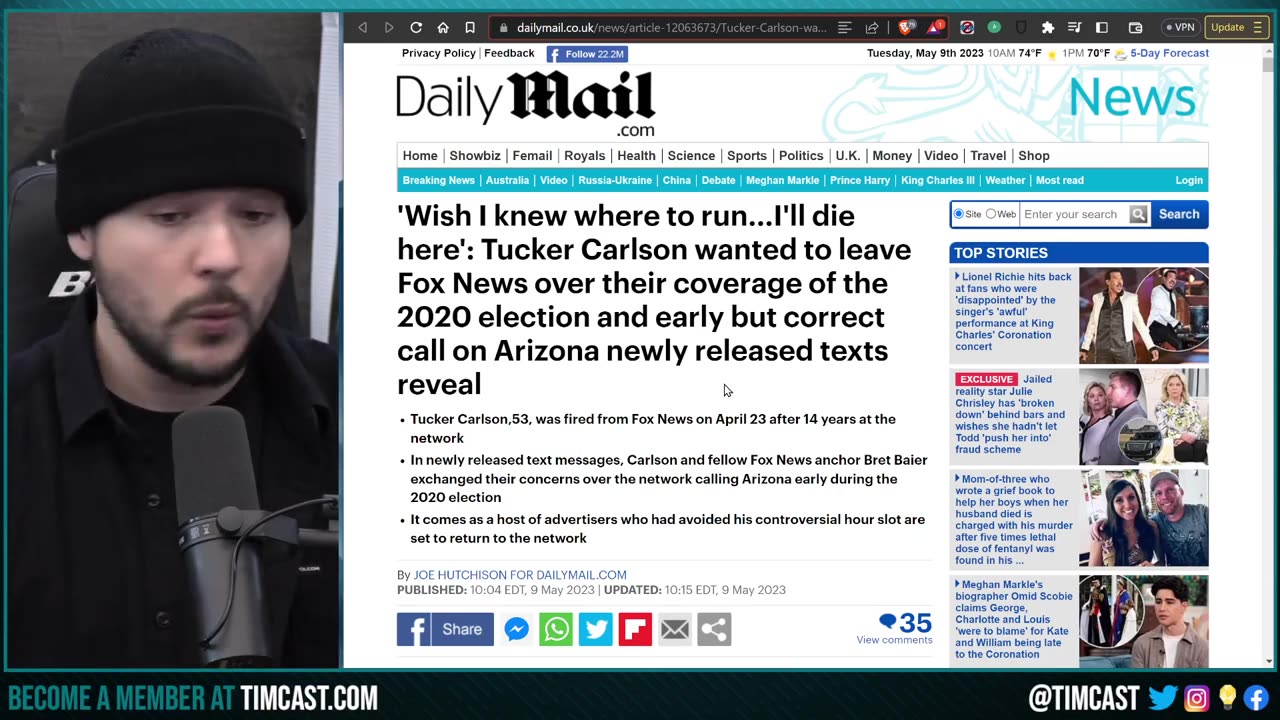 NEW LEAK Of Tucker Carlson BACKFIRES, Its Actually Hilarious And Tucker LOOKS GOOD