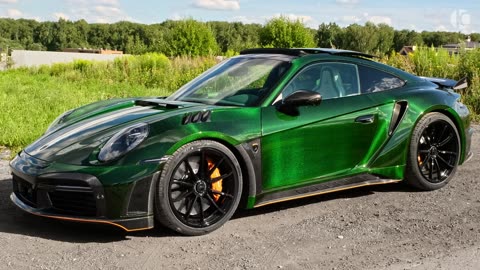 2023 Akrapovic Porsche 911 Turbo S Stealth Edition by TopCar Design