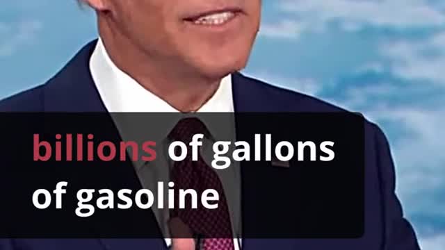 Biden bumbles about billions of... gallons? dollars? tons...?