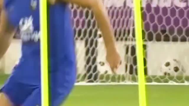 The moment Karim Benzema picks up thigh injury that has ruled him out of the World Cup