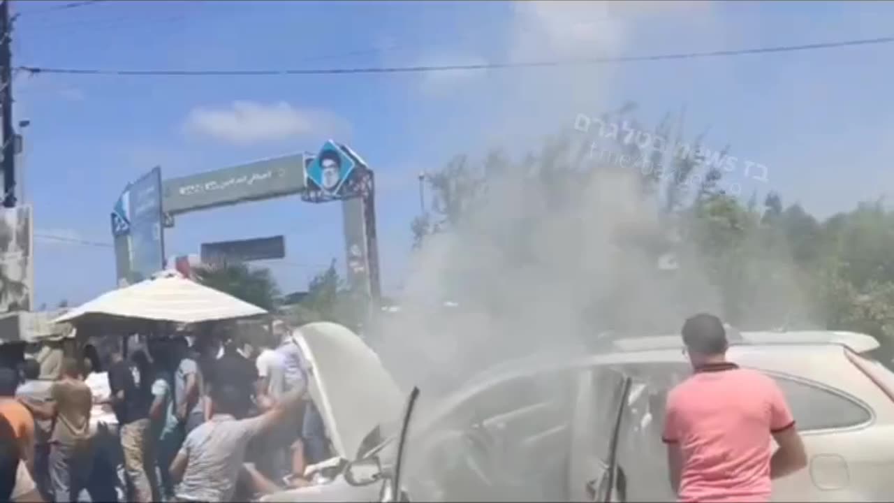 Video from the scene of the attack in Lebanon