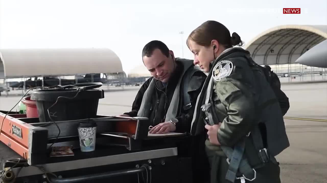 Female Fighter Pilots Fly F-15 Strike Eagle, U.S. Air Force