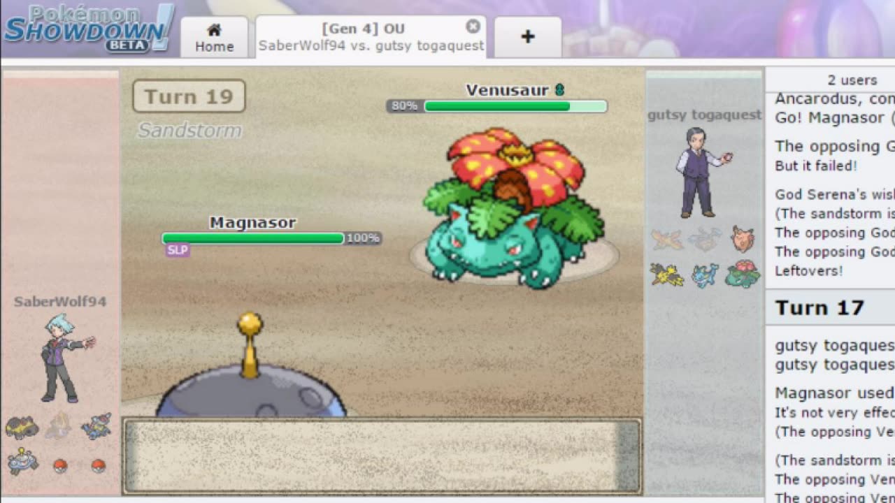 Pokemon Showdown! DPP OU Battle 55!