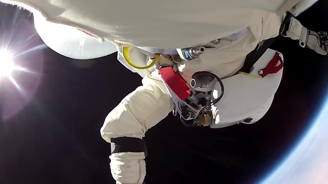 Record-Breaking Supersonic Free fall from Space