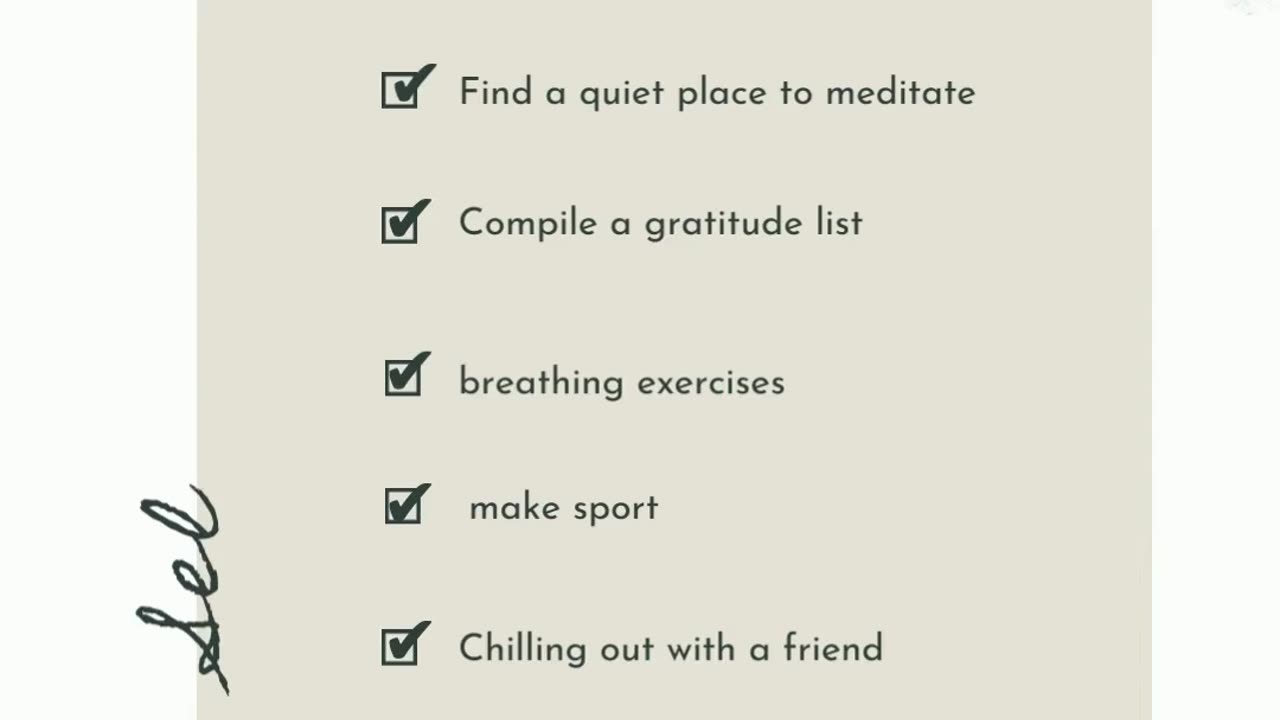 Self-care tips