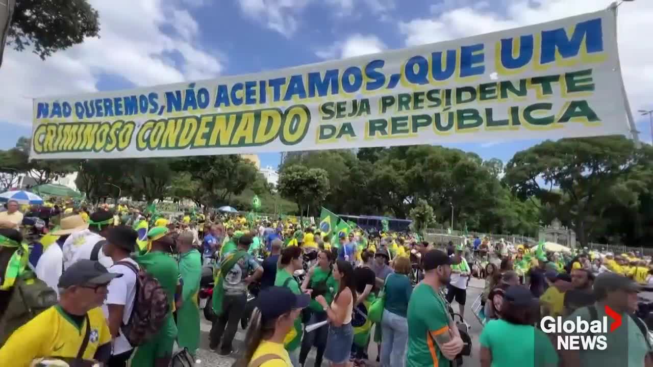 Supporters of Brazil’s Bolsonaro call on military after election loss, Lula backers celebrate win