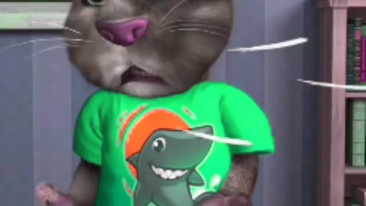 Talking Tom cat 😺 funny video