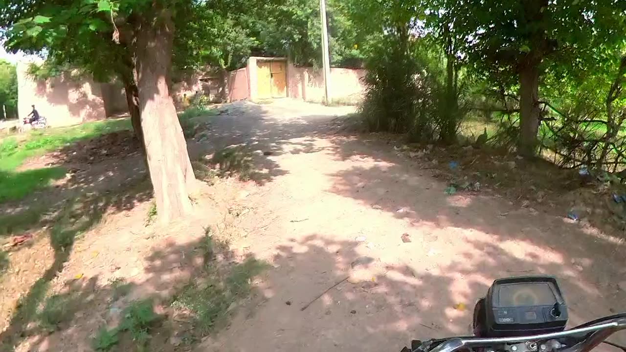 Bike ride in bannu kpk Pakistan through insta 360 one r