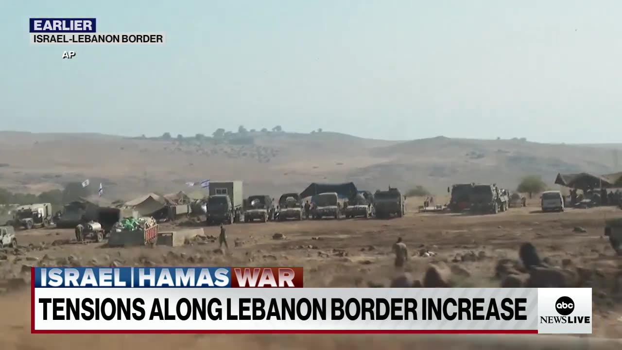 Tensions growing at Israel, Lebanon border