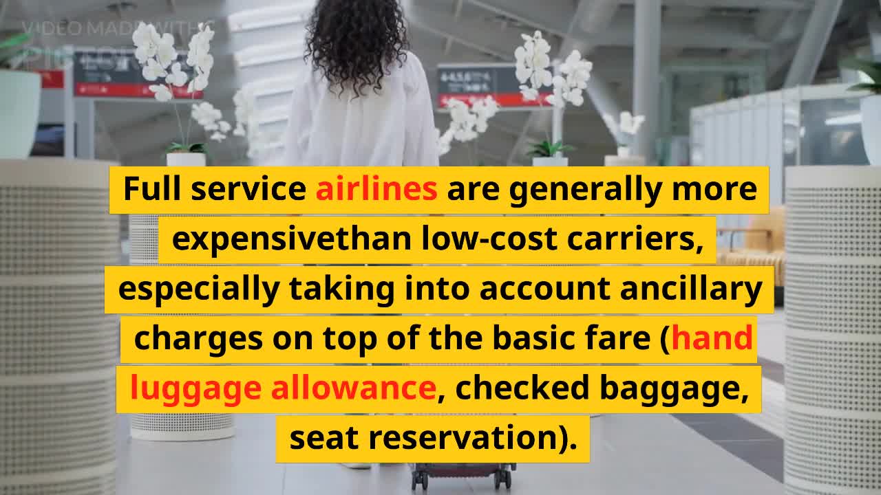 low cost carriers vs full service airlines