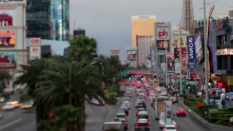 Traffic in tourist city