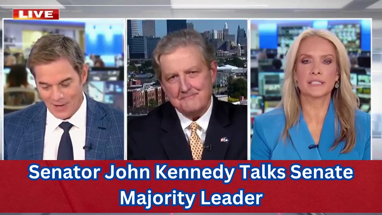 Senator John Kennedy Talks Senate Majority Leader Choice