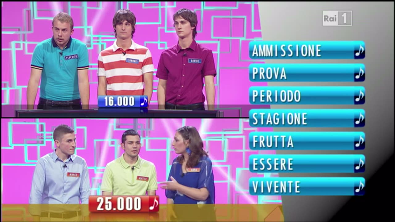 RAIUNO - Reazione A Catena-La Catena Musicale (20/06/2013)