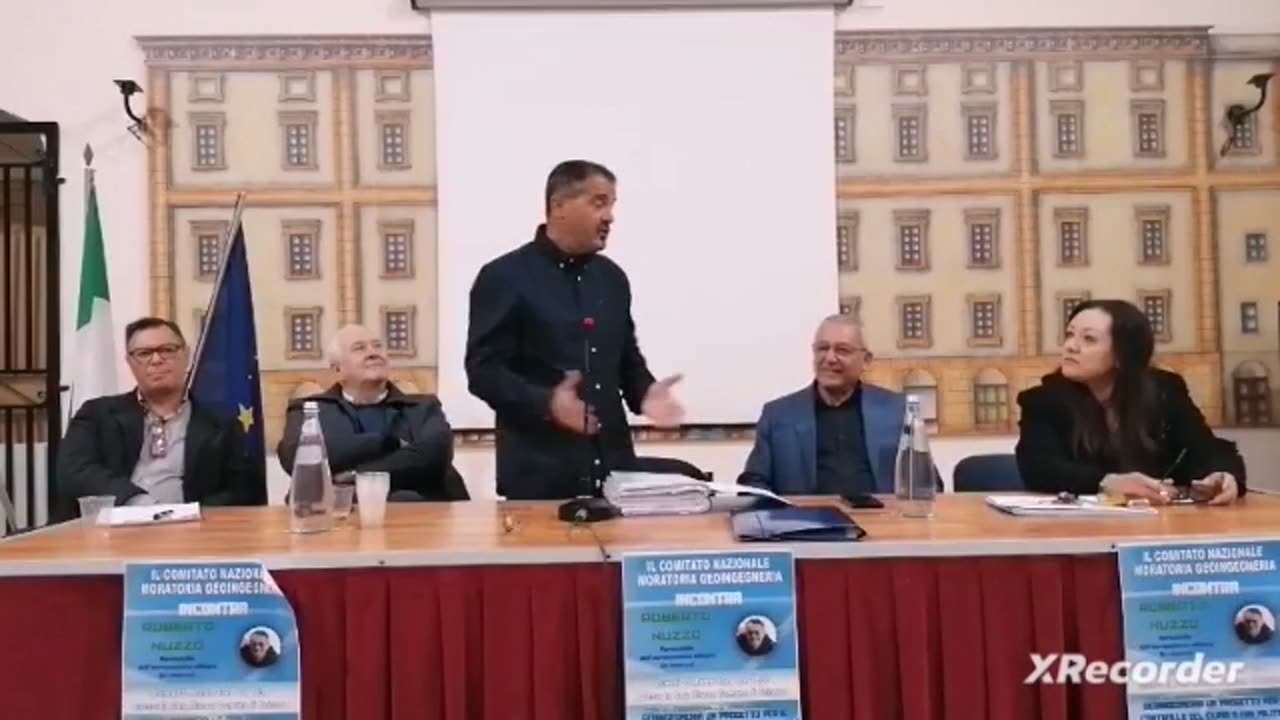 CONVEGNO - SCIACCA (AG) : "La geoingegneria è un'operazione militare". Relazione del M.llo Roberto Nuzzo (11/3/2024). In descrizione troverai le fonti in originale con traduzione in italiano. con tra