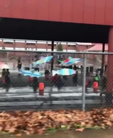 FREEZING Kids Sit on Buckets Outside to Fight COVID-19