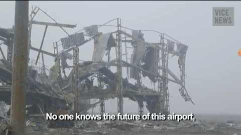 Donetsk International Airport. What is left of after the strike