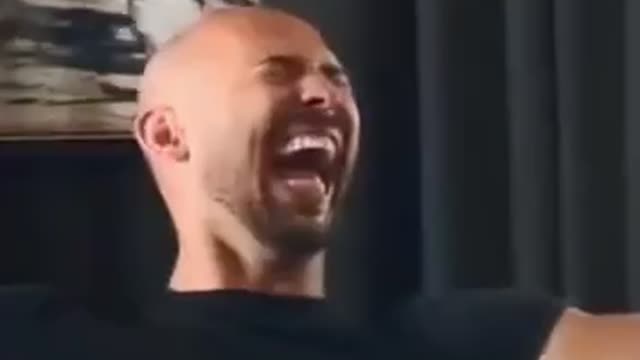 Tate laughing