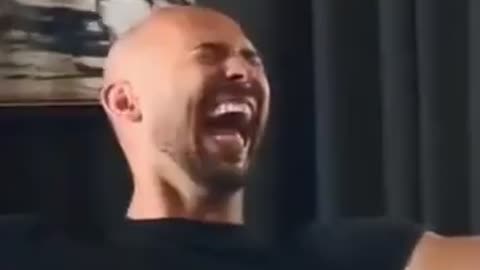 Tate laughing