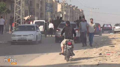 Palestine s move towards the Erez crossing between Israel and the northern Gaza strip..