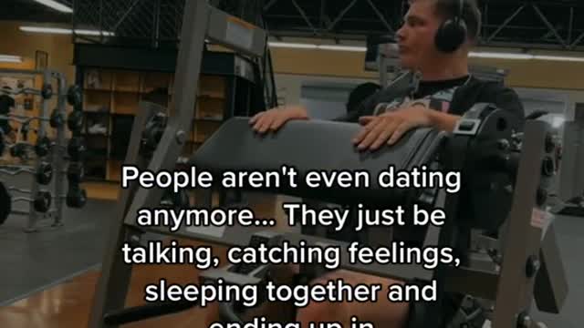 People aren't even datinganymore..