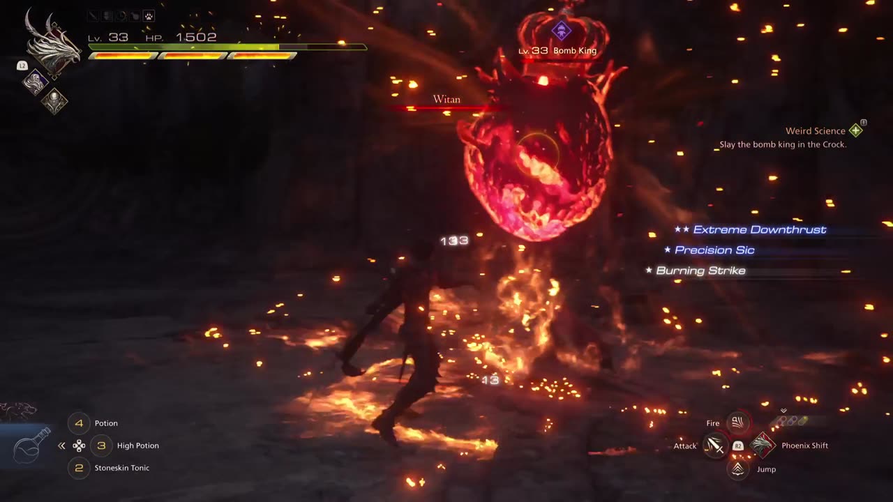 Final Fantasy 16: Bomb King Fight