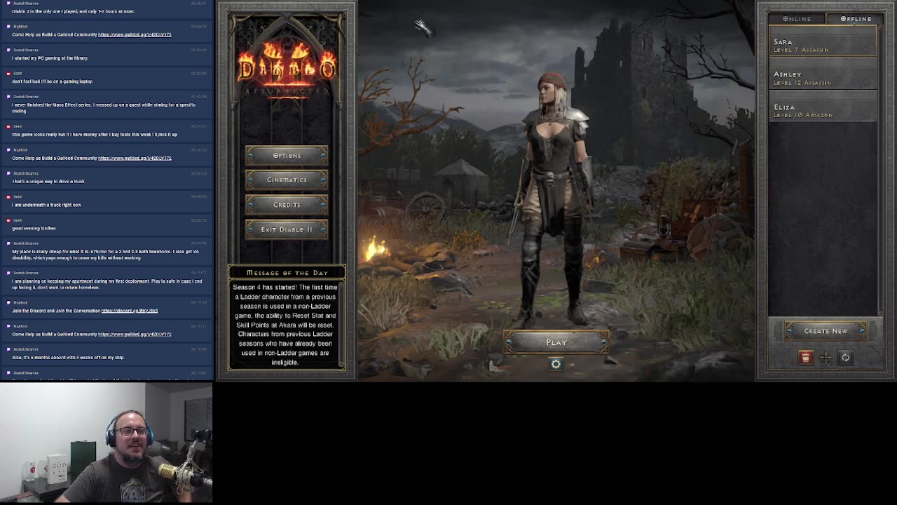 Stream Break Check-In, I'm Still Alive, Let's Play Diablo