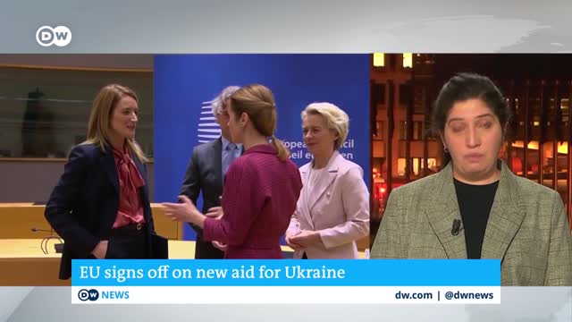 EU approves aid for Ukraine and new sanctions on Russia